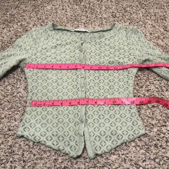 Blue Kimchi UO Green Patterned Cardigan - Picture 9 of 11
